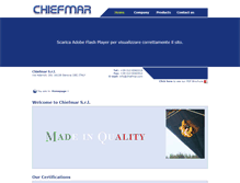 Tablet Screenshot of chiefmar.com